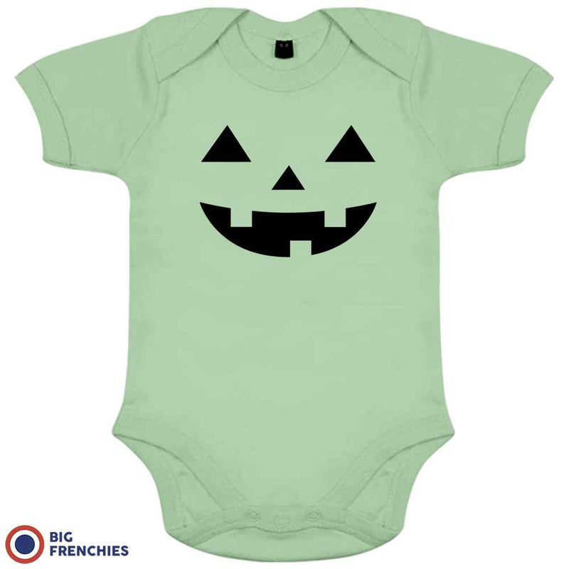 Halloween Pumpkin Organic Cotton Baby Boy Onesie