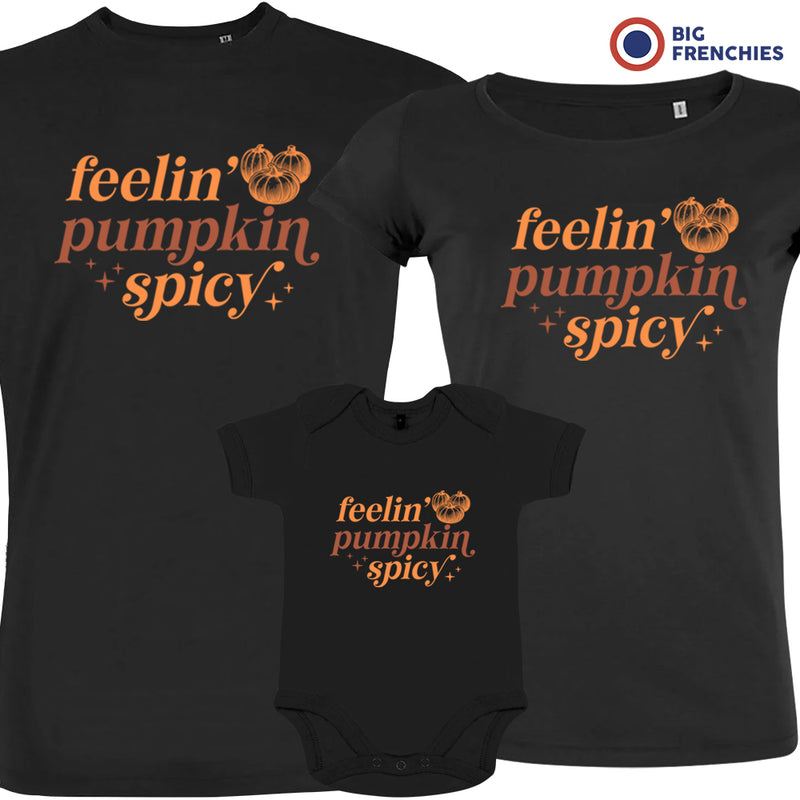 Feeling Pumpkin Spicy Matching Organic Cotton Family Set (Set of 3)