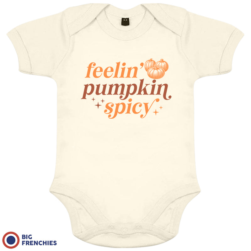 Feeling Pumpkin Spicy Organic Cotton Baby Onesie