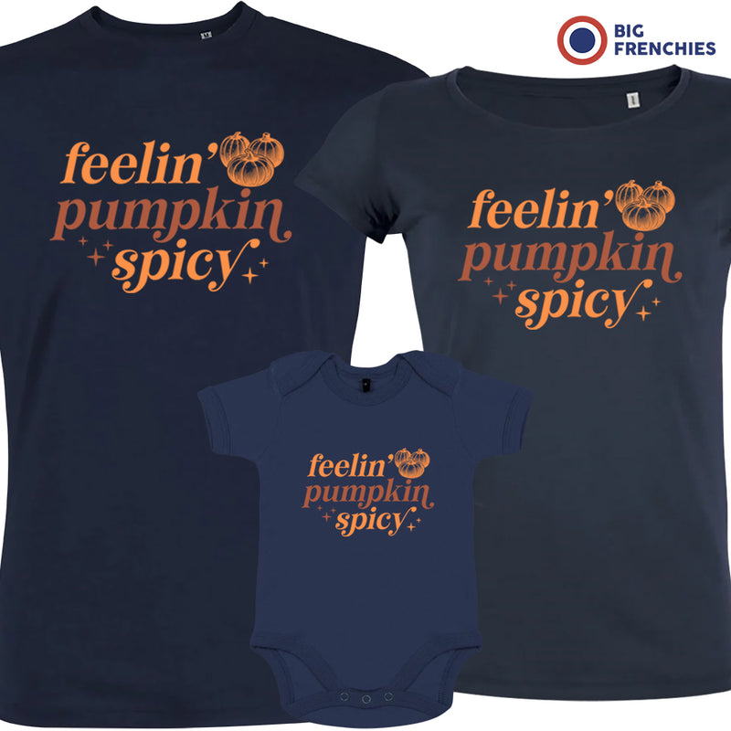 Feeling Pumpkin Spicy Matching Organic Cotton Family Set (Set of 3)