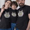 Purrris French Cat Matching Organic Cotton T-Shirts Family Set (Set of 3)