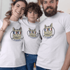 Purrris French Cat Matching Organic Cotton T-Shirts Family Set (Set of 3)