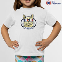 Purrris French Cat Youth & Toddler Organic Cotton Tee