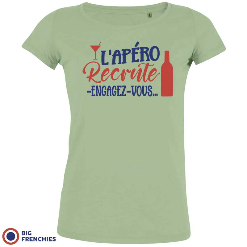 L'apéro Recrute Engagez-Vous Women's Organic Cotton Tee