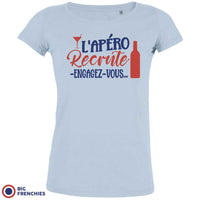 L'apéro Recrute Engagez-Vous Women's Organic Cotton Tee