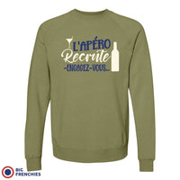 L'apéro Recrute Engagez-Vous Unisex Organic Cotton Sweatshirt