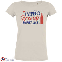 L'apéro Recrute Engagez-Vous Women's Organic Cotton Tee