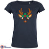 Reindeer Christmas Women's Organic Cotton Tee