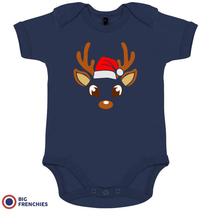 Reindeer Christmas Organic Cotton Baby Onesie