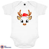 Reindeer Christmas Organic Cotton Baby Onesie