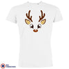 Reindeer Christmas Men's Organic Cotton Tee