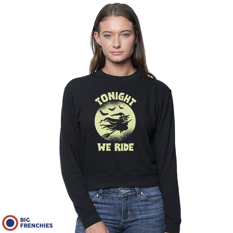 Tonight We Ride Halloween Women's Organic Cotton RPET French Terry Crew