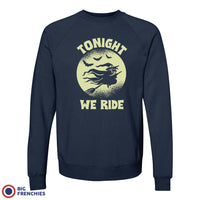 Tonight We Ride Halloween Unisex Organic Cotton Sweatshirt