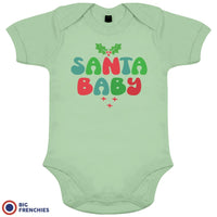 Santa Baby Christmas Organic Cotton Baby Onesie