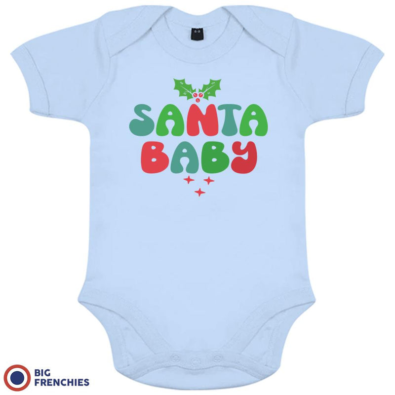 Santa Baby Christmas Organic Cotton Baby Onesie