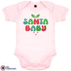 Santa Baby Christmas Organic Cotton Baby Onesie