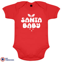 Santa Baby Christmas Organic Cotton Baby Onesie