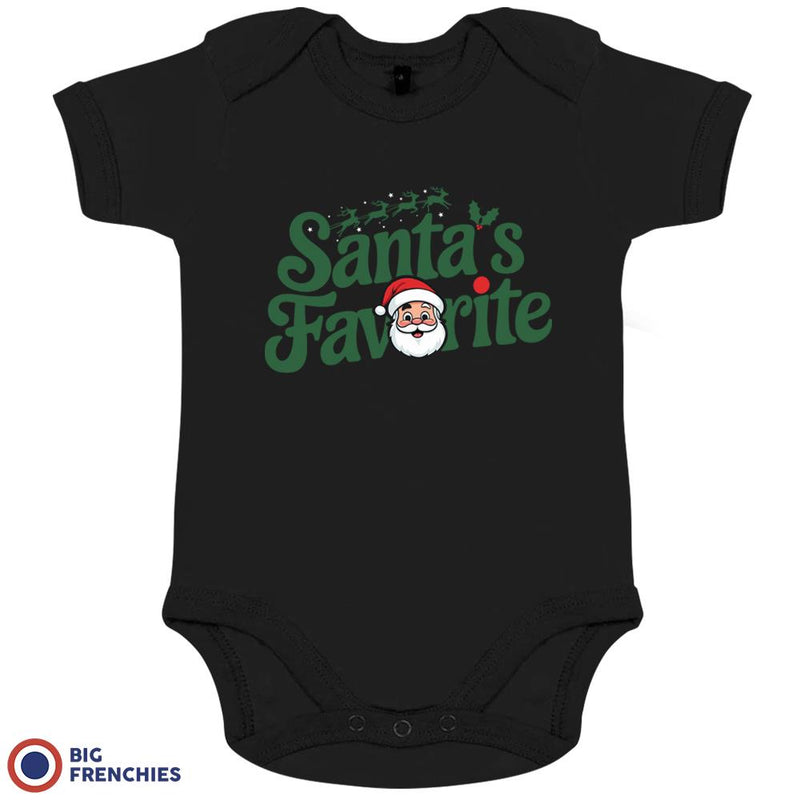 Santa's Favorite Christmas Organic Cotton Baby Onesie