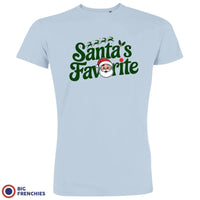 Santa's Favorite Christmas Men's Organic Cotton Tee