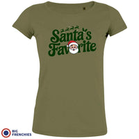 Santa's Favorite Christmas Women's Organic Cotton Tee