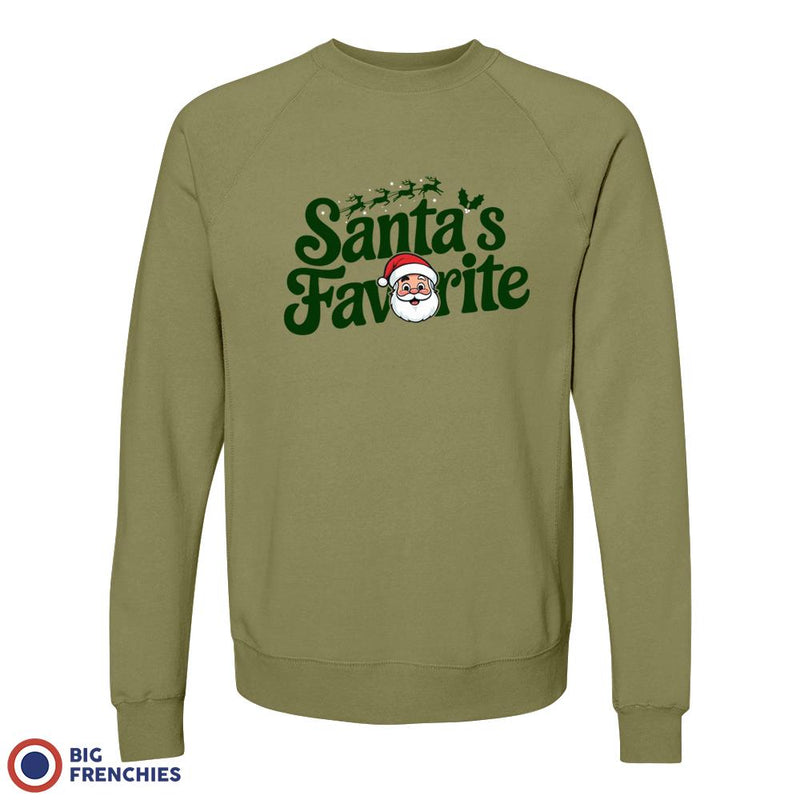 Santa's Favorite Christmas Unisex Organic Cotton Sweatshirt