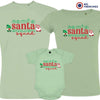 Santa Squad Christmas Matching Family Organic Tees (Set of 3)