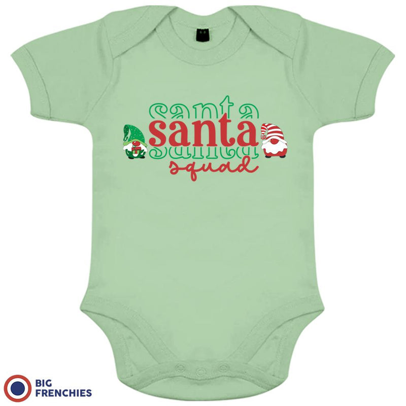 Santa Squad Christmas Organic Cotton Baby Onesie