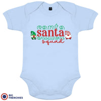 Santa Squad Christmas Organic Cotton Baby Onesie