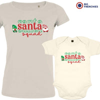 Santa Squad Christmas Mom and Child Organic Cotton family Set (Set of 2)