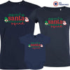 Santa Squad Christmas Matching Family Organic Tees (Set of 3)