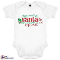 Santa Squad Christmas Organic Cotton Baby Onesie