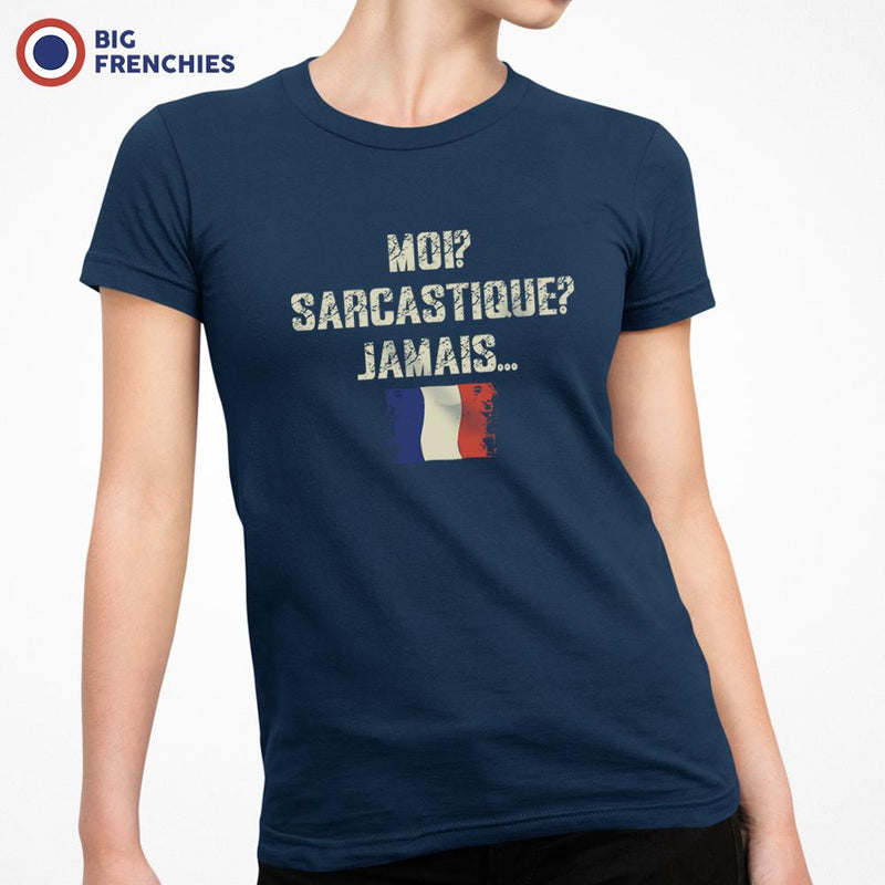 Moi? Sarcastique? Jamais... Women's Organic Cotton Tee