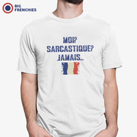 Moi? Sarcastique? Jamais... Men's Organic Cotton Tee