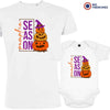 Pumpkin Season Dad and Child Organic Cotton family Set (Set of 2)