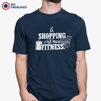 Le Shopping C'est Mon Fitness Men's Organic Cotton Tee