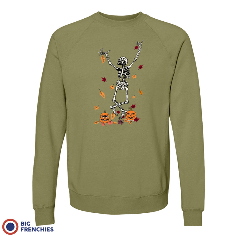 Fall Skeleton Dance Unisex Organic Cotton Sweatshirt