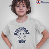 Birthday Boy Smiley Youth & Toddler Organic Cotton Tee