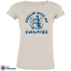 Chilling With My Snowmies Christmas Women's Organic Cotton Tee