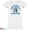 Chilling With My Snowmies Christmas Women's Organic Cotton Tee