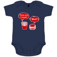 Parlez-Vous Français? Quoi? Organic Cotton Baby Onesie