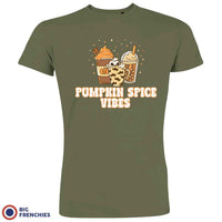 Pumpkin Spice Vibes Men's Organic Cotton Tee