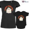 Spooky Vibes Only Halloween Mom and Child Organic Cotton family Set (Set of 2)