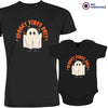 Spooky Vibes Only Halloween Dad and Child Organic Cotton family Set (Set of 2)