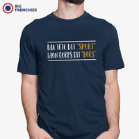 M'a Tête Me Dit Sport Et Mon Corps Me Dit Dors Men's Organic Cotton Tee