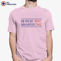 M'a Tête Me Dit Sport Et Mon Corps Me Dit Dors Men's Organic Cotton Tee