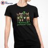 French Bulldog Happy St Patrick's Day Women's Organic Cotton Tee