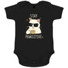 Stay Positive Organic Cotton Baby Girl Onesie