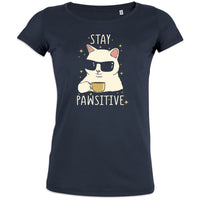 Stay Positive Women's Organic Cotton Tee