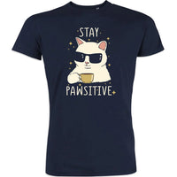 Stay Positive Men's Organic Cotton Tee