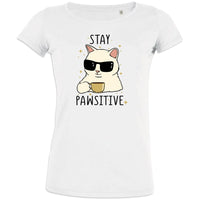 Stay Positive Women's Organic Cotton Tee